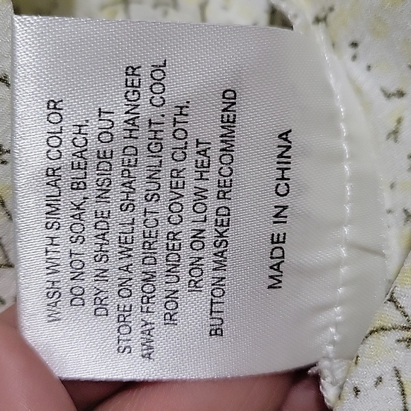 Camilla Pihl Women's XS Antigua Wrap Dress Yellow Flower Print New - Picture 9 of 14